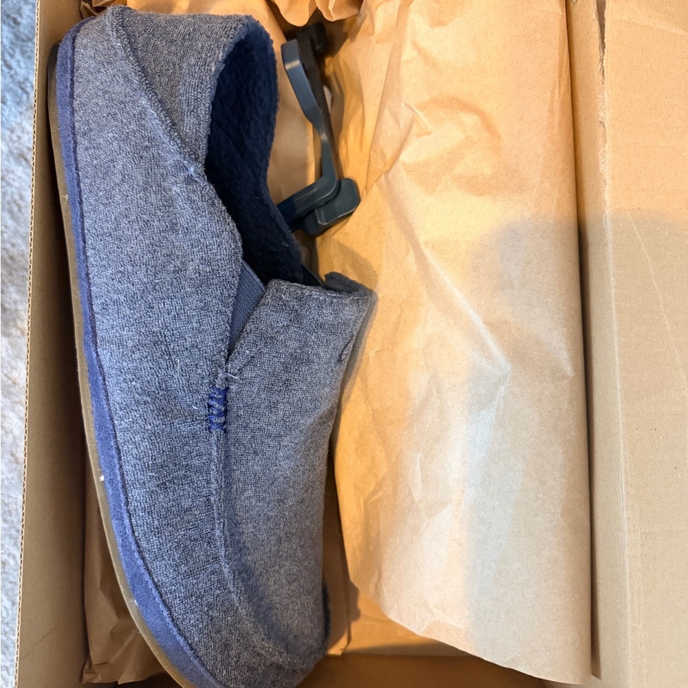Men's Blue Slip-On Shoes